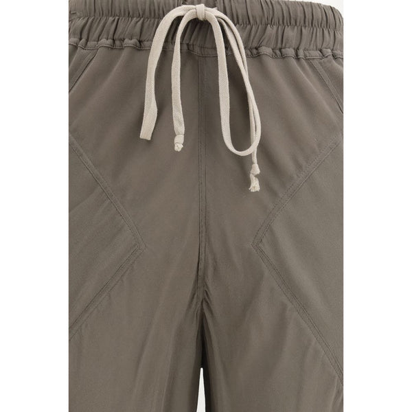 Brown Silk Flared Pants