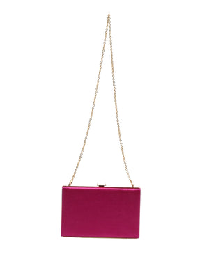 Pink Cotton Clutch Evening Crossbody Women Purse Bag
