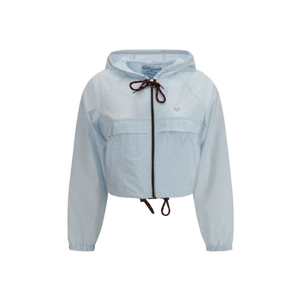 Blue Recycled Polyamide Shell Jacket