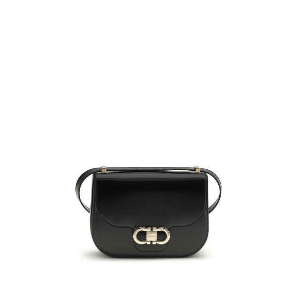Black Calf Leather Bos Taurus Shoulder Bag