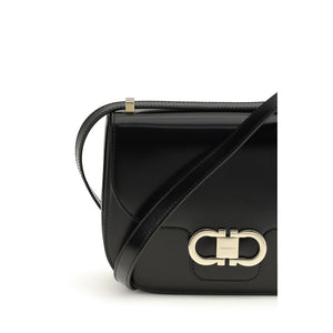 Black Calf Leather Bos Taurus Shoulder Bag