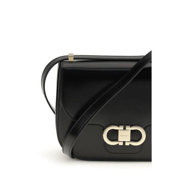 Black Calf Leather Bos Taurus Shoulder Bag
