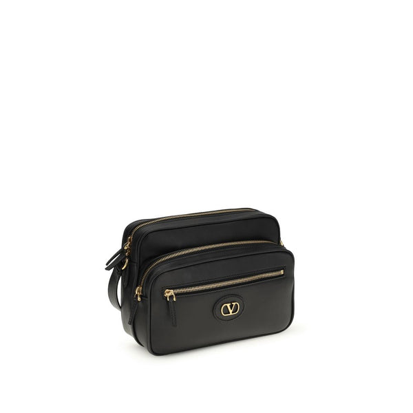 Black Calf Leather Bos Taurus Shoulder Bag