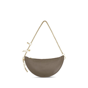 Gray Calf Leather Bos Taurus Shoulder Bag