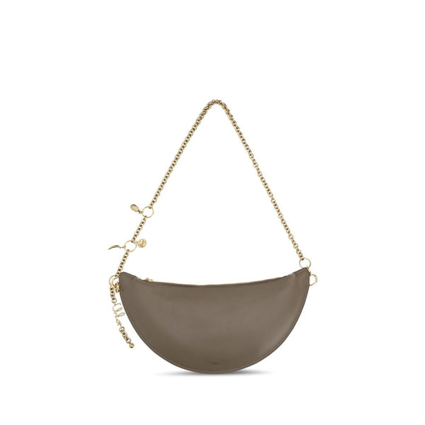 Gray Calf Leather Bos Taurus Shoulder Bag