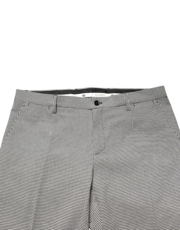 Gray Cotton Skinny Dress Formal Trouser Pants