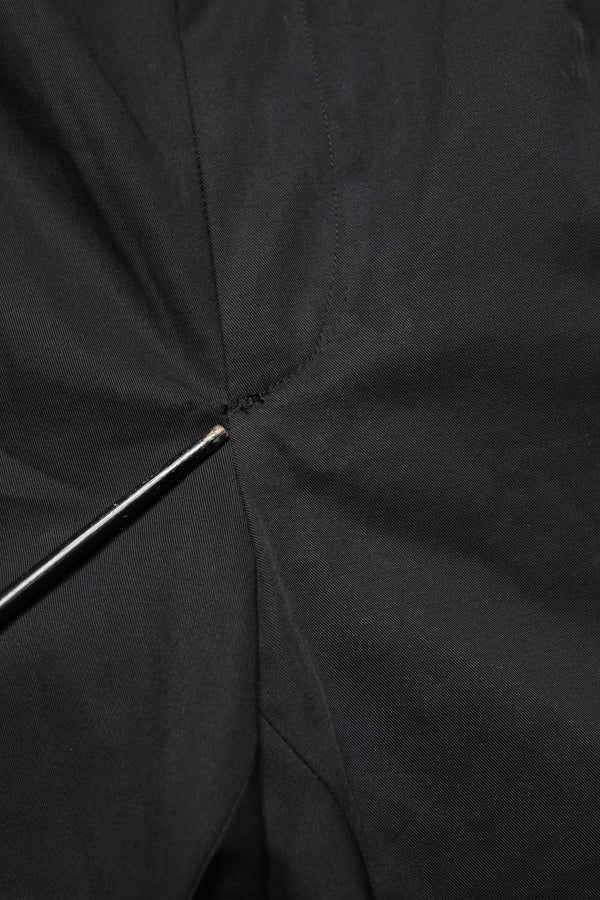 Black Cotton Skinny Dress Formal Trouser Pants