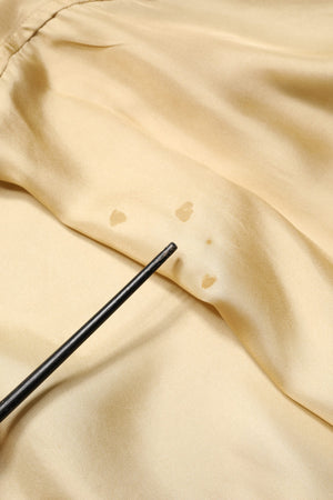 Yellow Silk Button Down Men Oversize Shirt