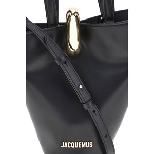 Black Calf Leather Bos Taurus Shoulder Bag