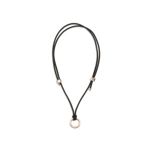 Brown Calf Leather Bos Taurus Keychain