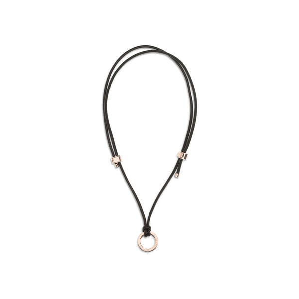 Brown Calf Leather Bos Taurus Keychain