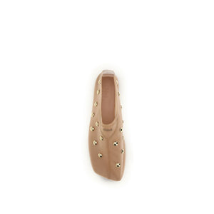 Multicolor Polyamide Ballet Flats