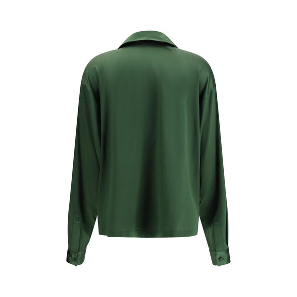 Bicolor Silk Shirt