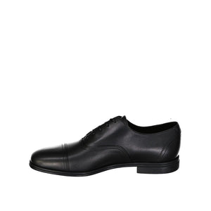 Black Leather Oxfords And Derbies