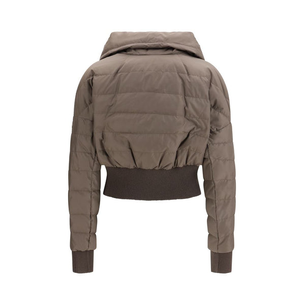 Brown Polyester Coat