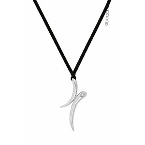 Gray Stainless Steel Necklace