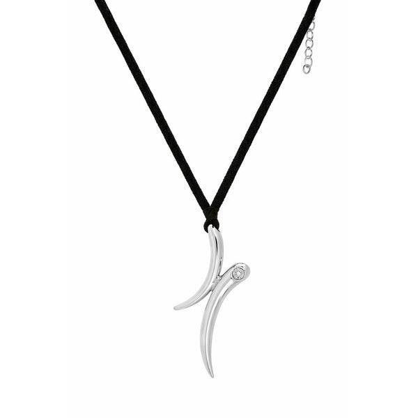 Gray Stainless Steel Necklace