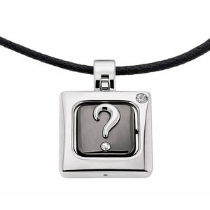 Gray Stainless Steel Necklace