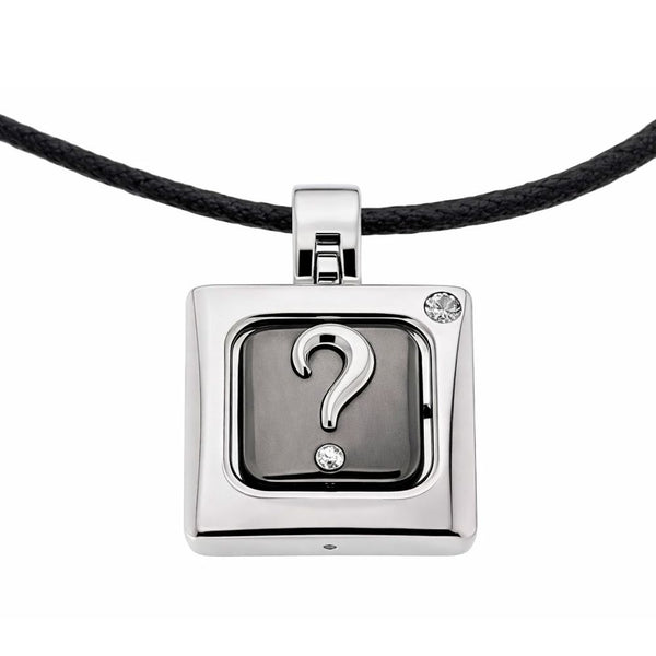 Gray Stainless Steel Necklace
