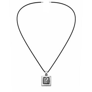 Gray Stainless Steel Necklace