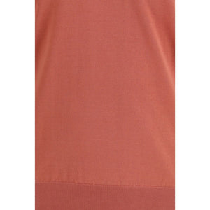 Orange Cotton Sweatshirt
