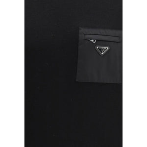 Black Fleece Wool Sweatshirt