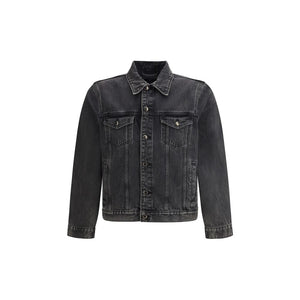Gray Cotton Denim Jacket