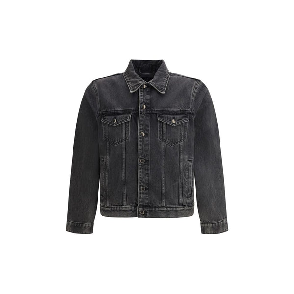 Gray Cotton Denim Jacket