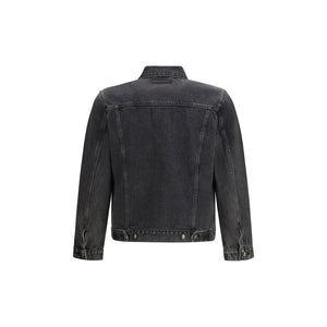Gray Cotton Denim Jacket