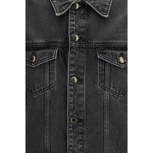 Gray Cotton Denim Jacket