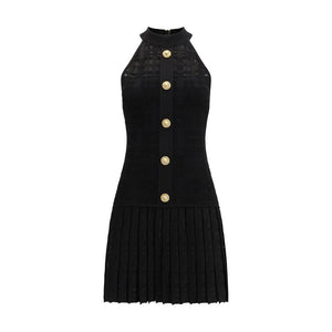 Black Viscose Cocktail Dress