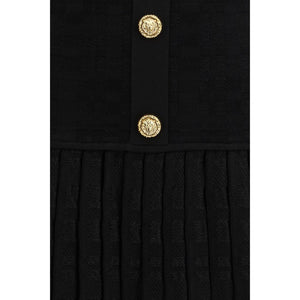Black Viscose Cocktail Dress