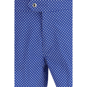 Blue Polyester Shorts
