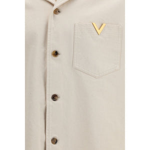 Beige Denim Shirt