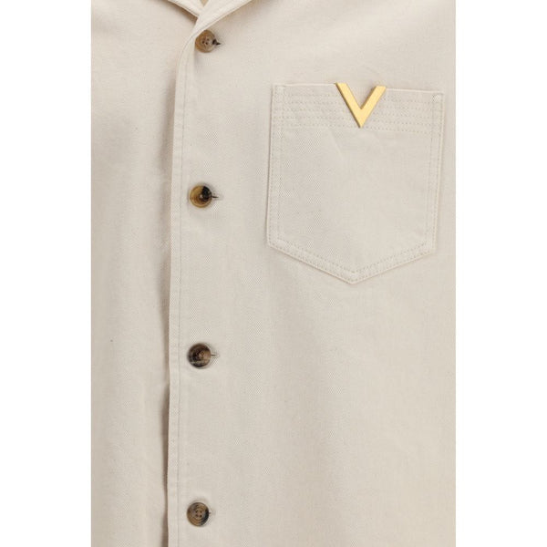 Beige Denim Shirt