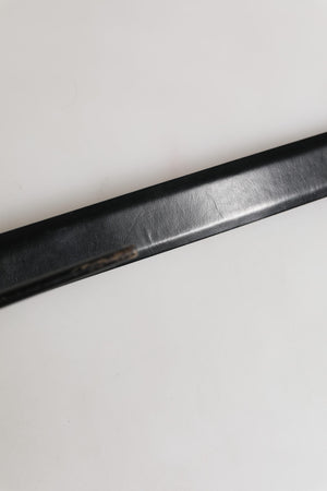 Men Black Leather Classic Metal Buckle Belt
