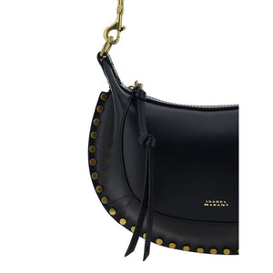 Black Calf Leather Bos Taurus Shoulder Bag