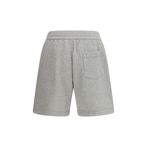 Gray Cotton Bermuda Shorts