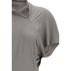 Gray Acetate Casual Dress