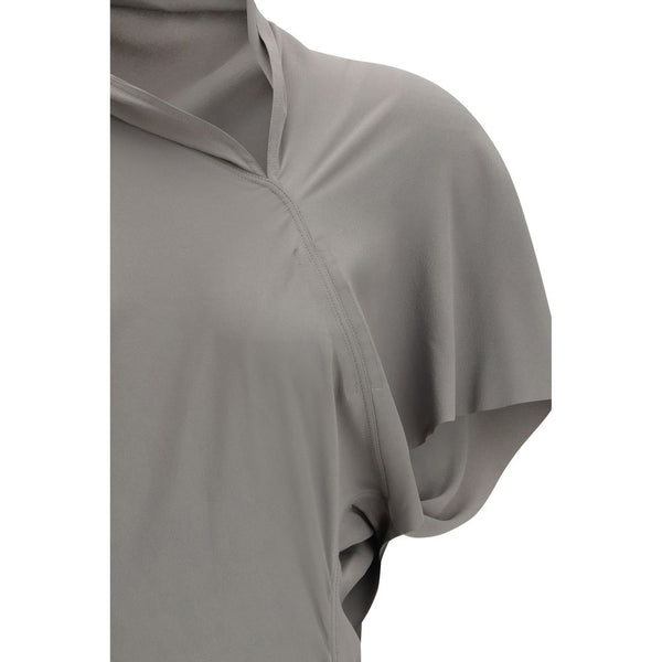 Gray Acetate Casual Dress
