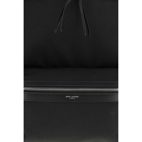 Black Fabric Backpack
