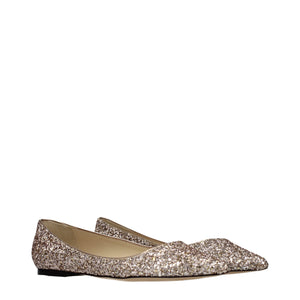 Pink Plastic Ballet Flats