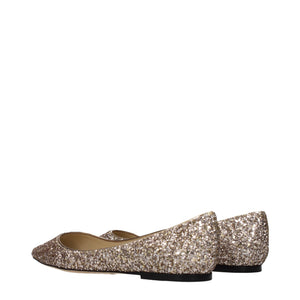 Pink Plastic Ballet Flats