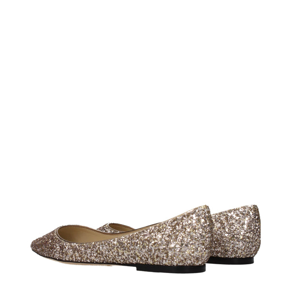 Pink Plastic Ballet Flats