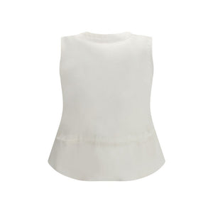 White Cotton Waistcoat