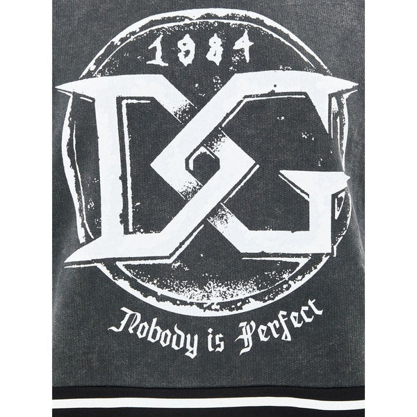 Black Cotton Sweatshirt