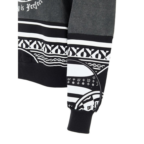 Black Cotton Sweatshirt