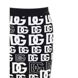 Black Cotton Mini Skirt