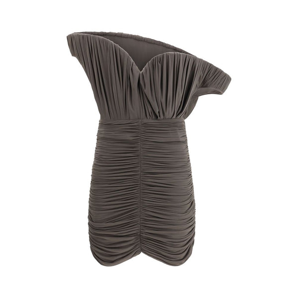Brown Copper Casual Dress