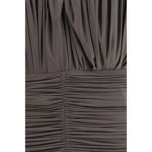 Brown Copper Casual Dress